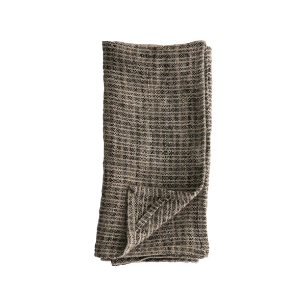 Linen Tea Towel Natural Stripe